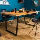 Mese dining - Masa design industrial vintage Loft 160cm, stejar