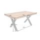 Mese dining - Masa design industrial Iron Craft 160cm Mango