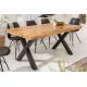Mese dining - Masa design industrial Iron Craft 160cm Mango