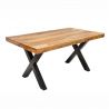 Masa design industrial Iron Craft 160cm Mango