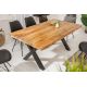 Mese dining - Masa design industrial Iron Craft 160cm Mango