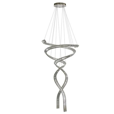 Corpuri de iluminat Lustre pentru casa scarii - Lustra LED XXL casa scarii cu telecomanda SPARK crom CCT DIMM