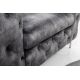 Fotolii - Fotoliu design Chesterfield, Catifea, Gri inchis, MODERN BAROCK