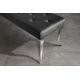 Banchete-Tabureti - Banca eleganta Modern Barock 170cm, negru / argintiu