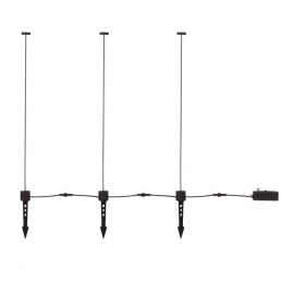 Tarusi - Set de 3 corpuri iluminat exterior decorativ cu tarus KASP H-90cm