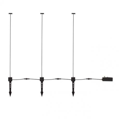 Tarusi - Set de 3 corpuri iluminat exterior decorativ cu tarus KASP H-90cm