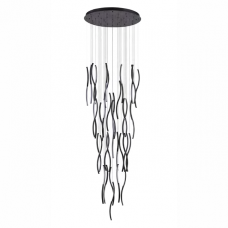 Corpuri de iluminat Lustre pentru casa scarii - Lustra LED casa scarii FLOW 41 3-STEP DIMM