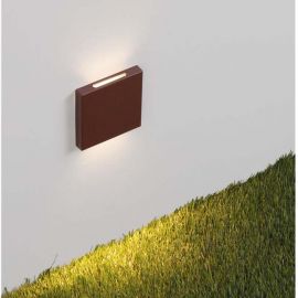 Spoturi - Spot aplicat perete exterior LED 3000K IP65 GOZ corten
