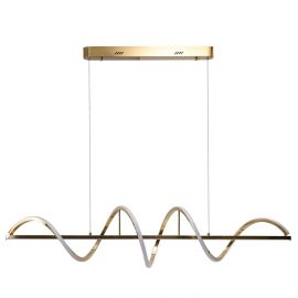 Pendule, Lustre suspendate - Lustra LED suspendata design modern MEMPHIS aurie 3-STEP DIMM