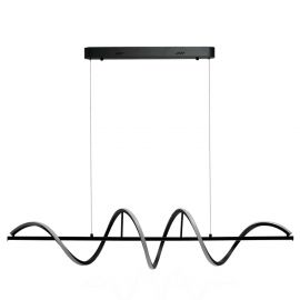 Pendule, Lustre suspendate - Lustra LED suspendata design modern MEMPHIS negru 3-STEP DIMM