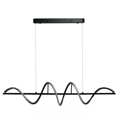 Pendule, Lustre suspendate - Lustra LED suspendata design modern MEMPHIS negru 3-STEP DIMM