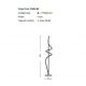 Lampadare - Lampadar LED design modern VIRGO 3-STEP DIMM