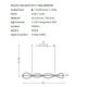 Pendule, Lustre suspendate - Lustra LED suspendata design modern PESCARA 120 3-STEP DIMM
