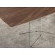 Mese dining - Masa dining design LUX Glass and Walnut 220x110cm