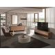 Masute Living - Masuta de cafea design LUX Walnut-Bej