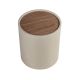 Masute Living - Masuta laterala design LUX Walnut-Bej