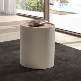 Masute Living - Masuta laterala design LUX Walnut-Bej