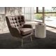 Masute Living - Masuta laterala design LUX Walnut-Bej