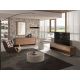 Masute Living - Masuta laterala design LUX Walnut-Bej