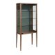 Vitrine - Vitrina design LUX cu iluminat Glass and Walnut