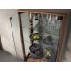 Vitrine - Vitrina design LUX cu iluminat Glass and Walnut