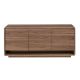 Comode - Comoda design LUX cu 3 usi Walnut