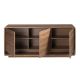 Comode - Comoda design LUX cu 3 usi Walnut