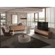 Comode - Comoda TV design LUX cu 3 sertare Walnut