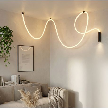 Pendule, Lustre suspendate - Lustra LED de tavan XXL design modern IVY 5m 3-STEP DIMM