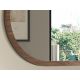 Oglinzi - Oglinda decorativa design LUX Oval Walnut