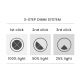 Pendule, Lustre suspendate - Lustra cu 3 pendule LED ANDORA 3-STEP DIMM amber