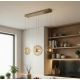 Pendule, Lustre suspendate - Lustra cu 3 pendule LED ANDORA 3-STEP DIMM amber
