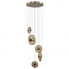 Lustra cu 5 pendule LED ANDORA 3-STEP DIMM amber