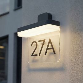 Aplice - Aplica LED iluminat numar de casa IP54 OPLO NUMBER negru