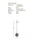 Pendule, Lustre suspendate - Pendul LED design decorativ EUFORIA 16 crom