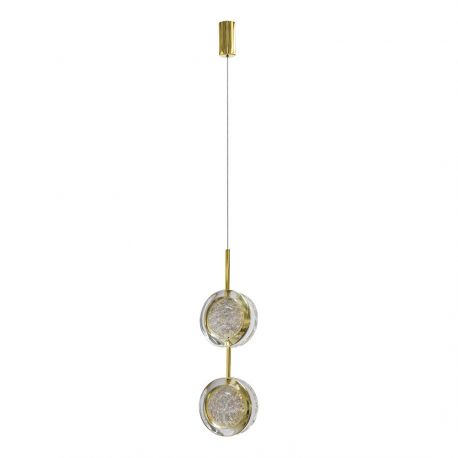 Pendule, Lustre suspendate - Lustra/Pendul LED design decorativ EUFORIA 13 auriu
