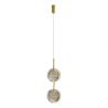Lustra/Pendul LED design decorativ EUFORIA 13 auriu