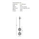 Pendule, Lustre suspendate - Lustra/Pendul LED design decorativ EUFORIA 13 auriu