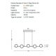 Pendule, Lustre suspendate - Lustra LED suspendata design decorativ EUFORIA aurie 3-STEP DIMM