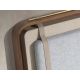 Paturi - Pat dublu tapitat design LUX Walnut Veneer 160x200cm
