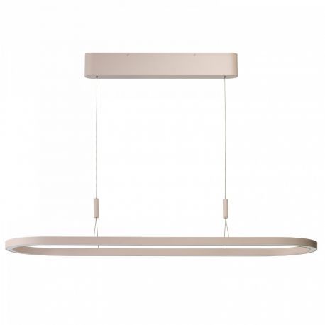Pendule, Lustre suspendate - Lustra LED suspendata design modern LAYLA bej 3000K DIMM