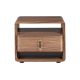 Noptiere - Noptiera design LUX cu sertare Walnut Veneer