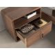 Noptiere - Noptiera design LUX cu sertare Walnut Veneer