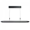 Lustra LED suspendata design modern LAYLA negru 3000K DIMM
