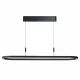 Lustra LED suspendata design modern LAYLA negru 3000K DIMM