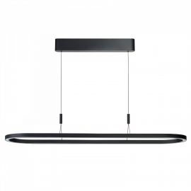 Pendule, Lustre suspendate - Lustra LED suspendata design modern LAYLA negru 3000K DIMM