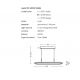 Pendule, Lustre suspendate - Lustra LED suspendata design modern LAYLA negru 3000K DIMM