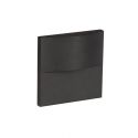 Spot aplicat perete exterior LED 3000K IP65 FLAC negru