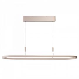 Pendule, Lustre suspendate - Lustra LED suspendata design modern LAYLA bej 3000K DIMM