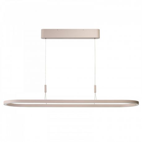 Pendule, Lustre suspendate - Lustra LED suspendata design modern LAYLA bej 3000K DIMM
